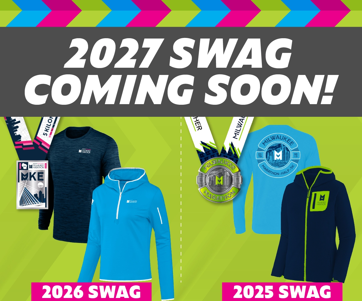 2027 Milwaukee Marathon Swag Coming Soon 2027 Milwaukee Marathon Swag Coming Soon